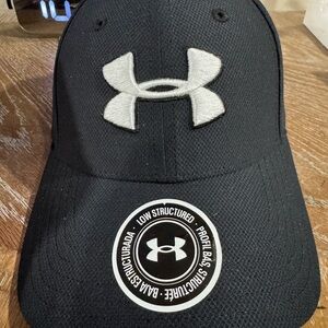 Under Armour Black Cap with White Logo
